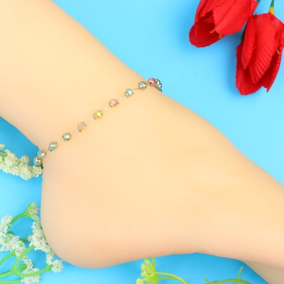 Elegant Handmade Anklet – Perfect for Women & Girls | Ideal Gift Option,DYC1097 - Picture 3 of 9